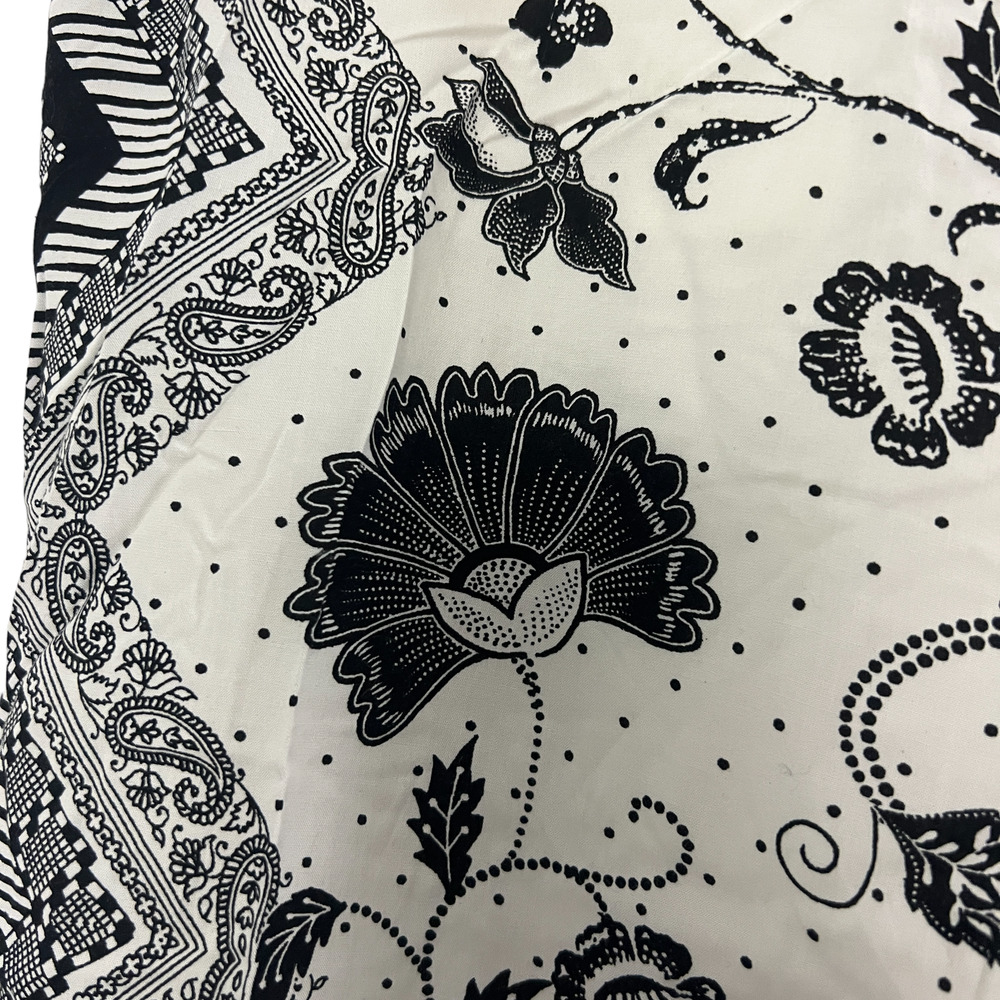 Anthropologie Black and White Wide Leg Pants - Picture 7 of 10